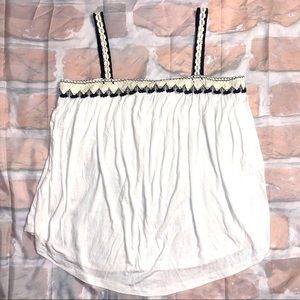 NWT Gap Crochet Flowy Tank Top